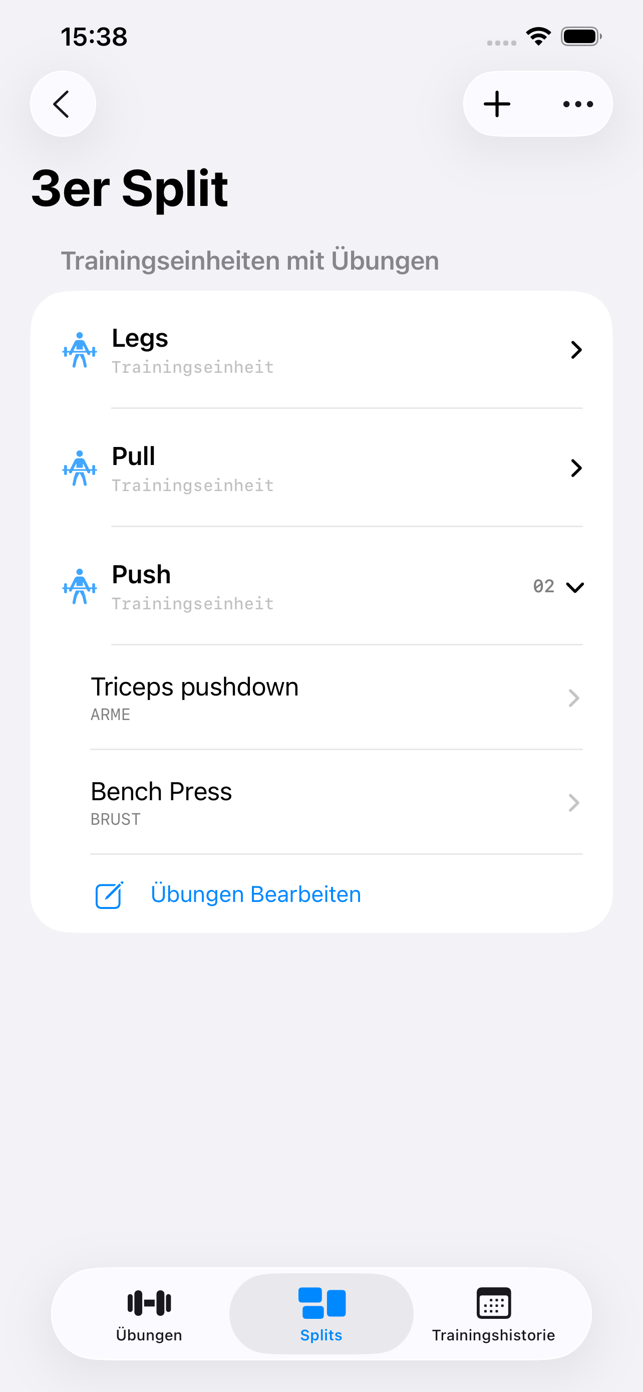 BookOfGains App Screenshot - Fortschrittsdiagramm